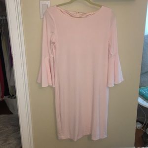 CALVIN KLIEN pink blush dress size 8.